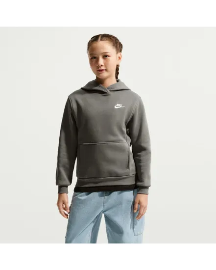 Sweat à capuche Garçon K NSW CLUB FLC HDY LBR Marron