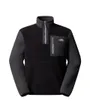 Polaire col zip Homme M YUMIORI 1/4 ZIP Noir