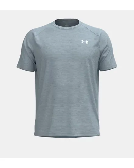 T-shirt Homme UA TECH TEXTURED SS Bleu