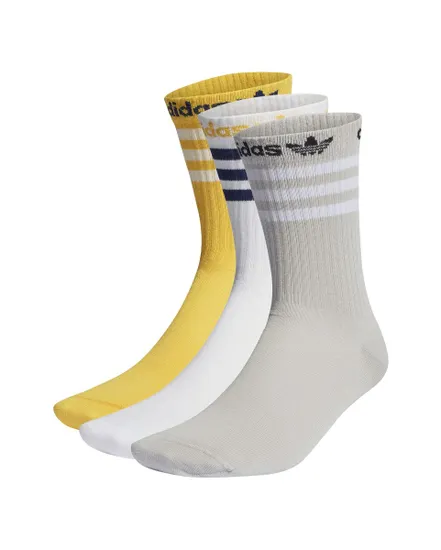 3 paires de chaussettes Unisexe CREW SOCK 3PP Multicolore