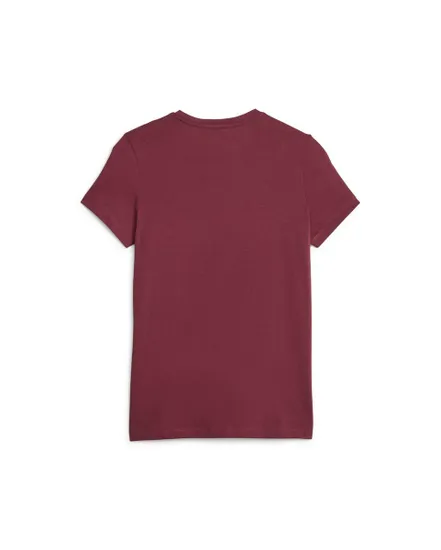 T-shirt manches courtes Femme W ESS LOGO TEE Bordeaux