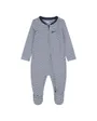 Combinaison Bébé NKN STRIPED FOOTED COVERALL Gris