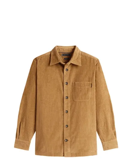 Surchemise Homme CORDUROY RLX OVERSHIRT Marron Clair