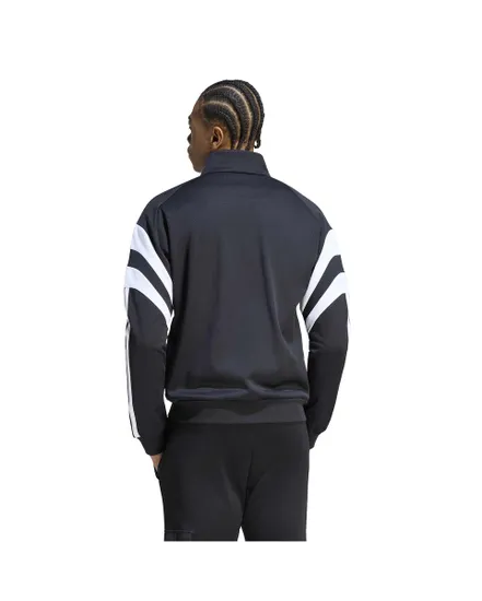 Sweat col zip Homme M TIRO TT Noir