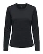 T-shirt manches longues Femme ONPCORE LIFE ON LS REG TEE Noir