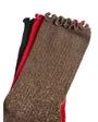 Lot de 3 Chaussettes Femme Noël Volants