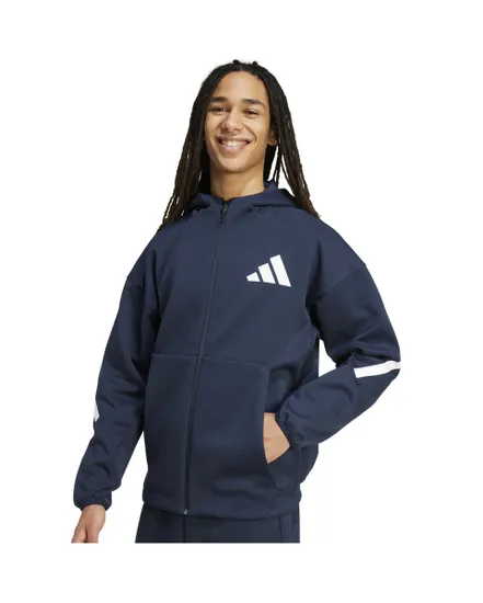 Sweat zip à capuche Homme M Z.N.E. FZ Bleu