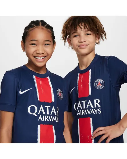 MAILLOT DOMICILE PARIS SAINT-GERMAIN JUNIOR Enfant PSG Y NK DF JSY SS STAD HM Bl