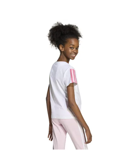 T-shirt Fille JG 3S TEE 160 Blanc