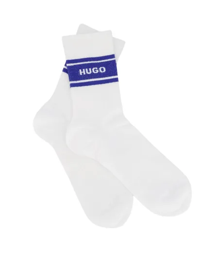 Lot De 3 Paires De Chaussettes Homme HUGO Blue Design