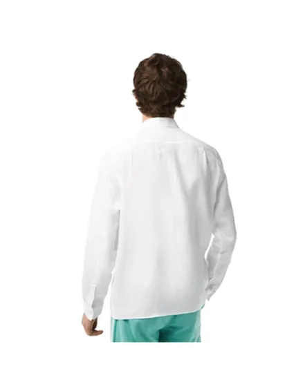 Chemise Homme Lin Blanc Lacoste