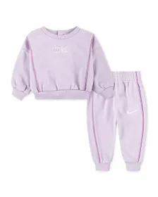 Ensemble de survetement Bébé NKG ESSENTIALS CREW SET Violet