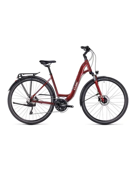 Vélo trekking Unisexe TOURING EXC Rouge