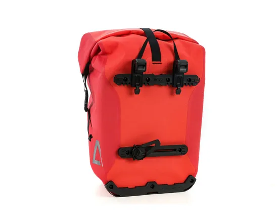 Sacoche arrière double PRO 20/2 SMLINK Rouge/Noir