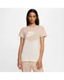 T-shirt de sport femme W NSW HRTG TOP SS Beige