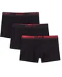 Lot de 3 boxers Homme TRUNK TRIPLET SPRAY Noir