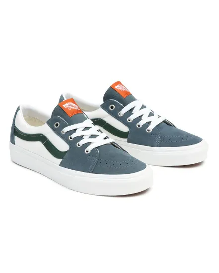 Chaussure basse Unisexe UA SK8-LOW Bleu