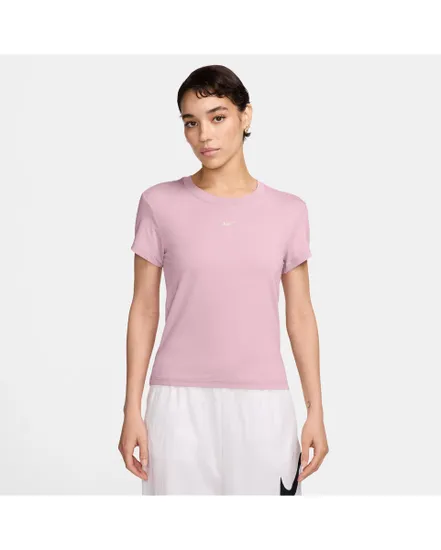 T-shirt Femme W NSW NK CHLL KNT MD CRP Rose