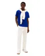 T-shirt col rond Homme ESS SEASONAL REG FIT SOLID TEE Bleu
