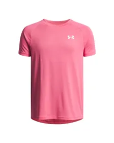 T-shirt Enfant UA TECH 2.0 SS Rose