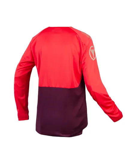 Maillot manches longues Homme MT500 BURNER Violet