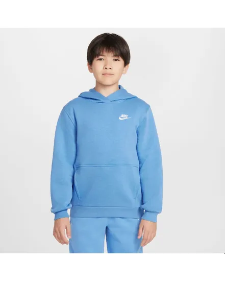 Sweat à capuche Enfant plus agé K NSW CLUB FLC HDY LBR Bleu