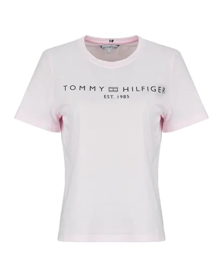 T-shirt Femme Tommy Hilfiger Logo Coton