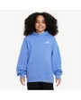 Sweat à capuche Enfant plus agé K NSW CLUB FLC HDY LBR Bleu