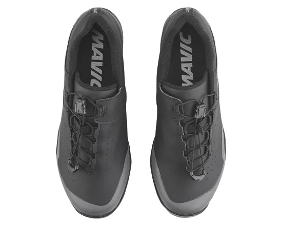 O'NEAL - Chaussures De VTT à Pédales Plates - Modèle Vegan V.22 - Taille 44, Noir/gris - Semelle Honey Rubber Pour Adhérence Et Repositionnement