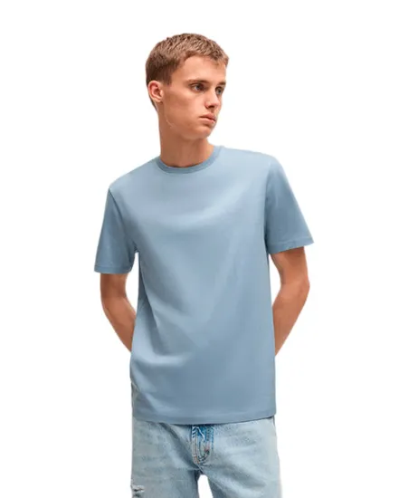 T-shirt col rond Homme DIMERSTEE Bleu Clair