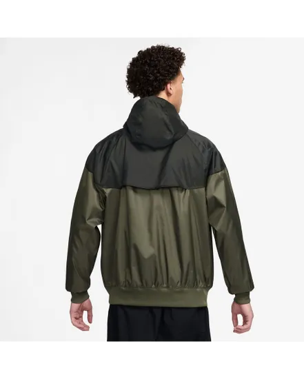 Veste à capuche Homme M NK WVN LND WR HD JKT Vert