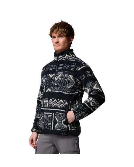 Polaire Homme RUGGED RIDGE HIGH PILE HALF ZIP Noir