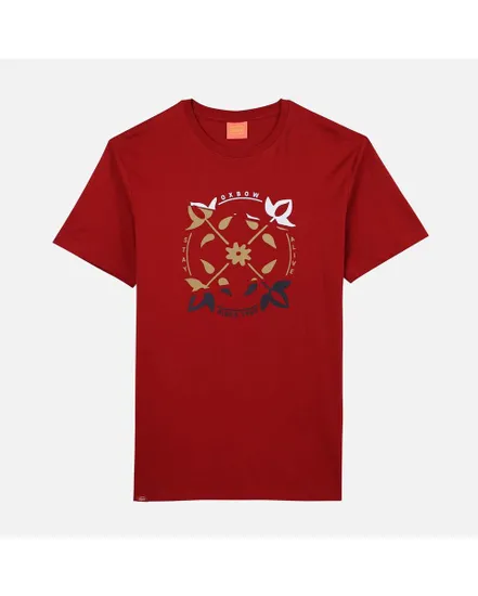 TEE SHIRT MANCHES COURTES GRAPHIQUE Homme Rouge