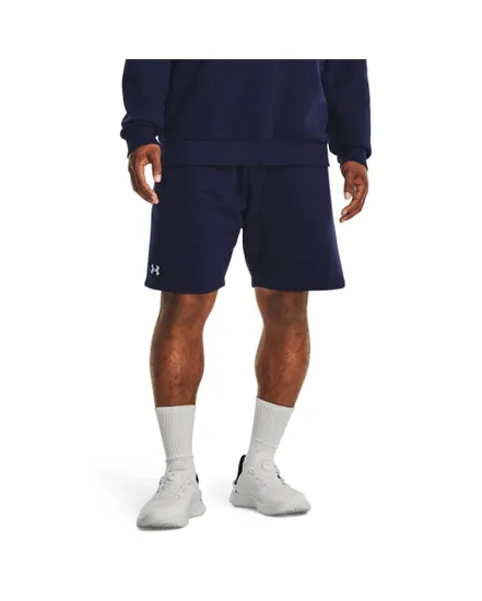 Short Homme UA RIVAL FLEECE SHORTS Bleu