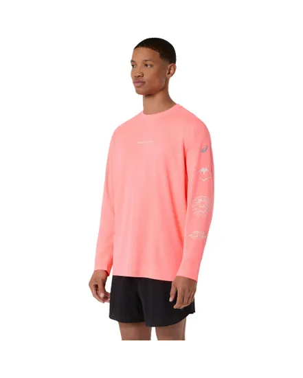 T-shirt manches longues Homme FUJITRAIL LOGO LS TOP Rose