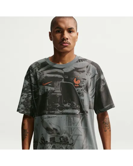 Maillot de football Homme FFF M NK AOP TEE Gris