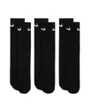 Lot 3 paires de chaussettes hautes Homme U NK EVERYDAY LTWT CREW 3PR Noir