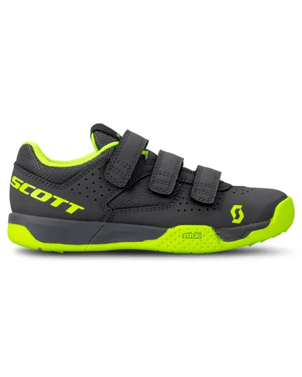 Chaussures VTT/loisir Enfant MTB AR KIDS STRAP Gris/Jaune