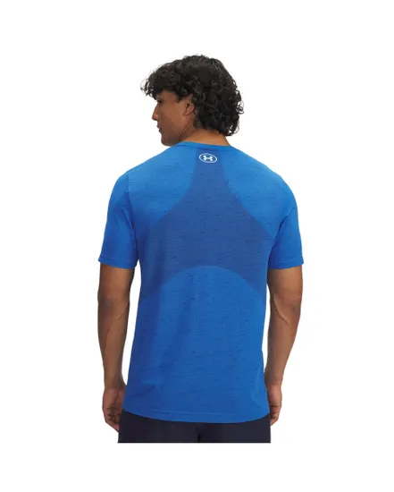 T-shirt Homme VANISH SEAMLESS SS Bleu