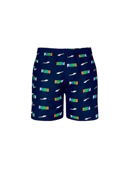 Short De Bain Garçon Printed Logo Mid Shorts