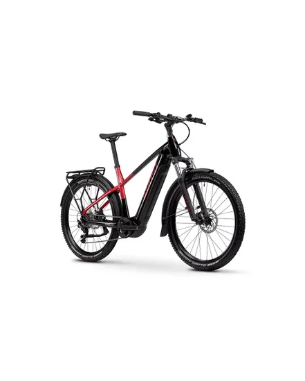 VTT électrique semi rigide Unisexe E-TERU UNIVERSAL EQ Noir/Rouge