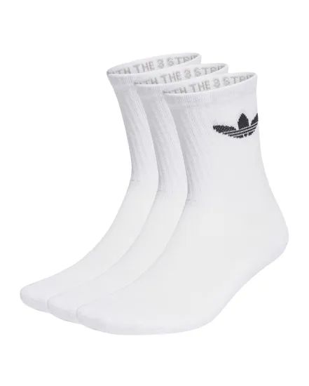 Lot de 3 paires de chaussettes Unisexe TRE CRW CUSH3PP Blanc