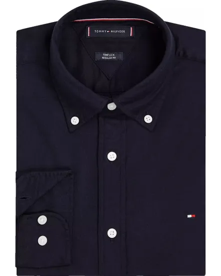 Chemise Homme FLEX BRUSHED SOLID R Bleu