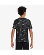 T-shirt Enfant plus agé B NK DF MULTI SS TOP SSNL AOP Noir