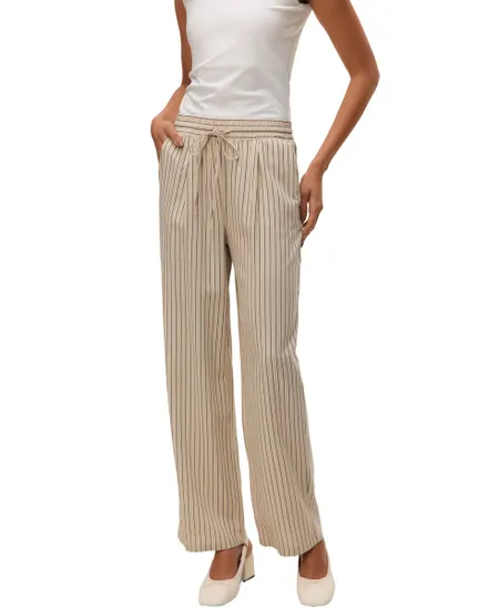 Pantalon Large Femme VMJESMILO HW WIDE PANTS WVN NOOS