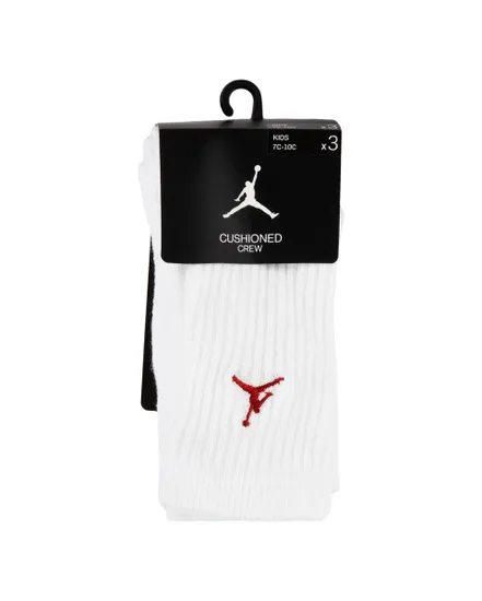 Lot chaussettes Jeune enfant JHN JORDAN JUMPMAN CREW Blanc