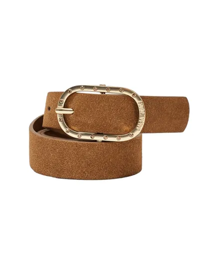 Ceinture Homme Salsa Cuir Micro Pierres Doré