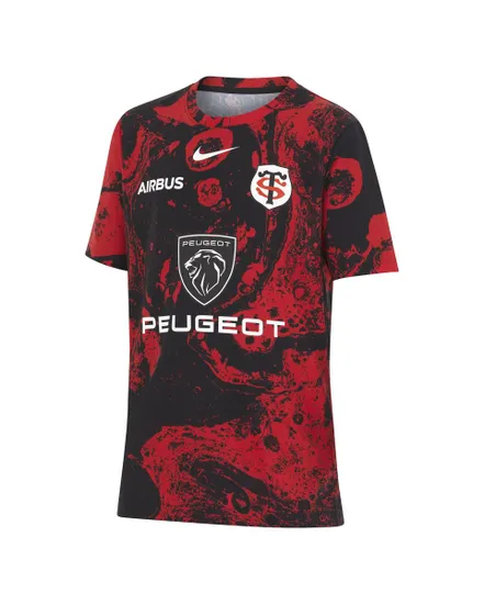 Maillot Enfant plus âgé STADE TOULOUSAIN YOUTH PRE-MATCH SS JERSEY Rouge