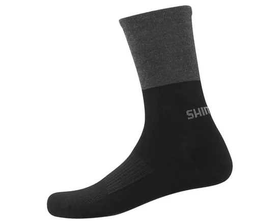 Chaussettes hautes en laine Homme ORIGINAL Noir/Gris