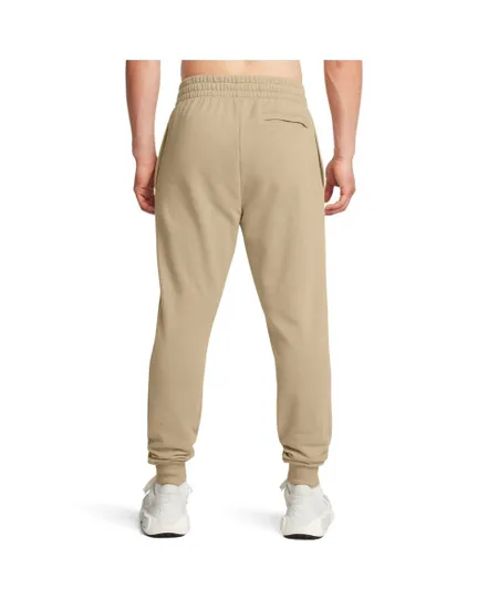 Pantalon de survetement Homme UA RIVAL FLEECE JOGGERS Beige